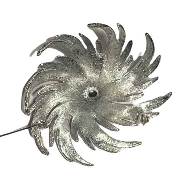 VTG Sarah Coventry Large Starburst Sunburst Brooch 1960’s-70’s Signed Estate - Picture 4 of 5